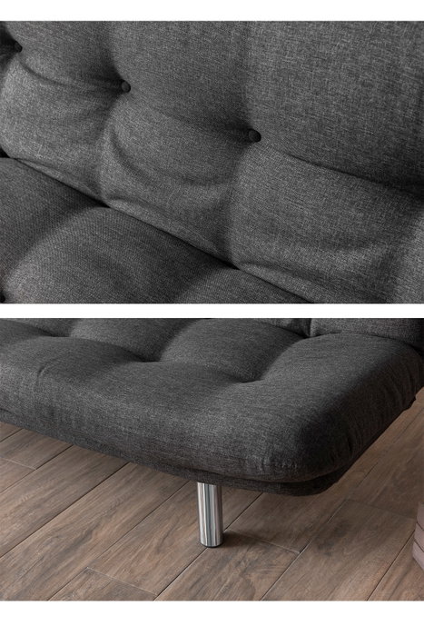 Atelier Del Sofa Misa Small Sofabed - Gris Oscuro